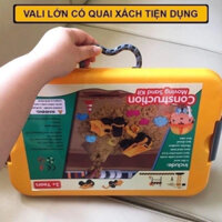 Cát động lực cho bé, Đồ chơi cát động lực cao cấp cho bé kèm bộ khuôn lâu đài cát, sinh vật biển và xe công trình