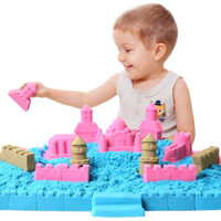 Cát động lực cho bé kèm khuôn lamanh, cát động lực không dính tay nhiều màu sắc cao cấp