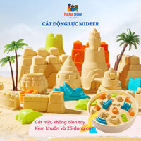 Cát động lực Mideer magic sand play set cho bé từ 3 tuổi, cát mềm mịn, không dính tay, kèm khuôn