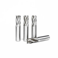 Cắt đường kính 6/8/10/12/14mm Hss Long 4Flute Roughing End Mill