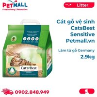 Cát gỗ vệ sinh CatsBest Sensitive Cat Litter 2.9kg - làm từ gỗ Germany Petmall