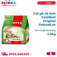 Cát gỗ vệ sinh CatsBest Original Cat Litter 4.3kg - Làm từ gỗ Germany Petmall