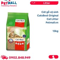Cát gỗ vệ sinh CatsBest Original Cat Litter 13kg - làm từ gỗ Germany Petmall