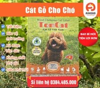 Cát gỗ vệ sinh cho Chó TomCat – 100% từ gỗ tự nhiên – Không hôi, thấm hút tốt, tiết kiệm thời gian dọn dẹp