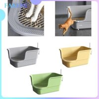 Cat Litter Basin Mở Top Pet Litter Khay Cat Sand Box Di Động Chống Bắn Và Bedpan Cat Litter Khay Cao Cấp