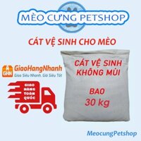 Cát mèo 30 kí không mùi , giao toàn quốc