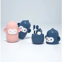 Cắt Móng Tay Cho Bé Sơ Sinh, Bộ 4 Món Bấm Móng Tay, Kéo, Dũa, Nhíp, SIêu Dễ Thương Hình Trứng Cho Bé Yêu
