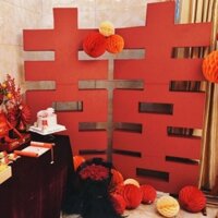 Cắt mút xốp giấy vải theo yêu cầu trang trí lễ hội tiệc mừng đám cưới, sinh nhật