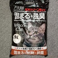 Cát Nhật Đen 9L (Moon Cat) Chính Hãng - Cát Vệ Sinh Cho Mèo