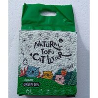 Cát TOFU NATURAL- (catme) trà xanh túi 6L=2,4kg