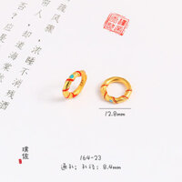 ✨Cát Vàng Mặt Dây Chuyền Nezha Hot Wheels Vòng Tròn Tự Làm Phụ Kiện Chất Liệu Vòng Tay Vòng Cổ Mặt Dây Chuyền Dệt Tay Chuyển Hạt 25.3.24
