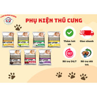 Cát vệ sinh cho chó mèo thú cưng LHK thấm hút tốt, vón cục nhanh - Cát Liter đầy đủ mùi hương