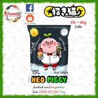 CÁT VỆ SINH CHO MÈO CAT LITTER - MANEKI NEKO~Heo Piggy - CÁT SÉT BENTONITE VÓN CỤC - 15L/6Kg