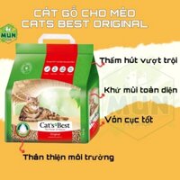Cát vệ sinh cho mèo Cats Best Original túi 5lít khoảng 2,1kg (001169)