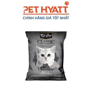 Cát vệ sinh cho mèo KitCat than hoạt tính 10L