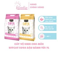 Cát Vệ Sinh Cho Mèo KITCAT SOYA Đậu Nành Tự Phân Hủy Thấm Hút Nước Không Dính Chân Mèo 7L - Paradise Dog&Cat