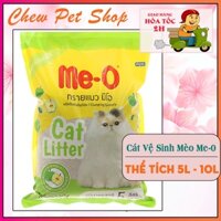 Cát vệ sinh cho mèo Me-O 2 Vị Chanh - Táo Túi 10L