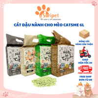 Cát vệ sinh đậu nành cho mèo Tofu Cat Litter Catsme 6L - Siêu khử mùi và tiết kiệm