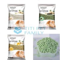 Cát vệ sinh mèo cao cấp Love Sand Tofu Cat Litter - Cát đậu phụ đổ được vào bồn cầu - 6L