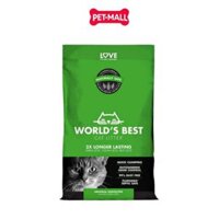 Cát vệ sinh World's Best Unscented Cat Litter 3.1kg - làm từ bắp - Corn Cat Litter Petmall