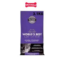 Cát vệ sinh World's Best Lavender Scented Cat Litter 3.1kg - làm từ bắp - Corn Cat Litter Petmall