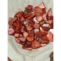 Cát Xà Cừ Hạt To Lót Đĩa Ốc Biển Chống Cháy, bảo vệ vỏ ốc dùng khi đốt xô thơm, đốt nhựa cây với than - 50grXàCừ màu cam