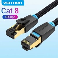 Cat8 Internet 40Gbps Tốc Độ Cao, Bọc Poly Chống Nhiễu Bền Chắc Vention, Kết Nối Internet Modem, Router, PC, Laptop...