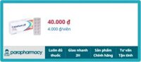 Cataflam 25 Novartis 1 vỉ x 10 viên – Điều trị sau chấn thương