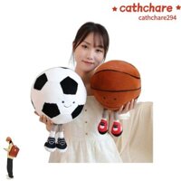 Catchare294 Búp bê bóng dài chân, Búp bê bóng rổ bóng rổ nhồi bông PP nhồi bông, Đồ chơi sang trọng Kawaii Smile