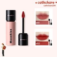 Catchare294 Velvet Matte Lipstick, Son môi mờ màu hạt dẻ không thấm nước, Cốc chống dính lâu trôi Matte Lip Glaze Thu Đông