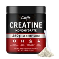 Catfit Bột Creatine Monohydrate 250g Tăng cơ bắp và cơ thể Bổ sung năng lượng