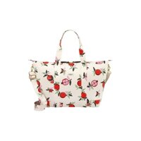 Cath Kidston - Túi du lịch xếp gọn/Foldaway Overnight Bag - Pomegranate - Cream -1049169