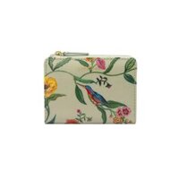 Cath Kidston - Ví nữ ngắnSlim Pocket Purse - Summer Birds - Green -1049299