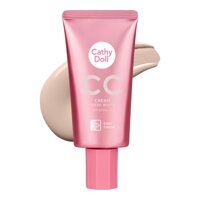 Cathy Doll Kem Nền Cathy Doll Speed White Cc Cream Spf50+ Pa+++ 50g #01 Light Beige