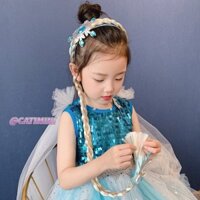 CATIMINI Bé Gái Bông Tuyết Tóc Giả Bím Tóc Phụ Kiện Quần Áo Phụ Kiện Tóc Công Chúa