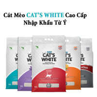 Cat’s White Cát Vê Sinh Cho Mèo Đủ Mùi Hương Khử Mùi Tốt Túi 8,5Kg - Cat Đất Sét SIêu Vón Xuất Xứ Thổ Nhỉ Kỳ