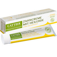 CATTIER Zahncreme mit Heilerde Zitrone, 75 ml