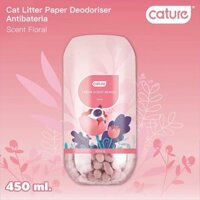 Cature- Hạt khử mùi mèo Fresh Scent Deodoriser- Floral Smell Lọ 200v