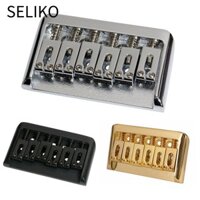 Cầu 6 dây SELIKO, Ốc vít Cầu đuôi cứng đàn Guitar hợp kim kim loại, Cờ lê chống rung chuyên nghiệp Hoạt động dễ dàng Cầu đàn Guitar Stratocaster Telecaster
