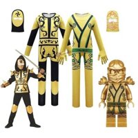Cậu Bé Halloween Trang Phục Trẻ Em Anime Ninjago Ninja Cosplay Zentai Jumpsuit Mặt Nạ Sinh Nhật Cho Trẻ Em