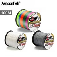 Câu Cá Ashconfish 100M 16 Dây Dyneema Bện Dây Câu 20-500LB PE Nhiều Màu Bện Dây Câu Cá Cho Máy Câu