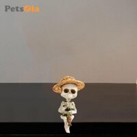 Câu Cá Bộ Xương Tượng Trang Trí Bể Cá Mini Skeleton Hình Nhựa Phong Cảnh