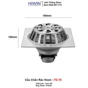 Cầu chắn rác Hiwin FD-76 (Phi 76/90)