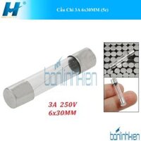 Cầu Chì 3A 6x30MM (5c)                                               Yêu thích
