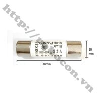 Cầu Chì Ống Sứ 2A 10x38mm