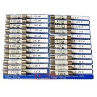 Cầu chì Siba T100mA / 125 / 500 / 630 / T800mA / T1 / 2 / 3.15 / 4 / 5 / 6.3 A 500V