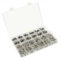 Cầu chì thủy tinh Mini BT Hình ống phẳng 24 loại Cầu chì Model 0 1A-30A Điện áp tối đa 500V