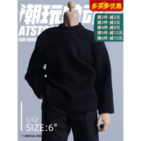 [Câu chuyện đồ chơi hợp thời trang] Áo thun dài tay 1 / 12 Quần áo lính hợp thời trang 20cm Trang phục nhân vật hành động 06FS038