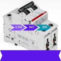 CẦU DAO/ APTOMAT TỰ ĐỘNG MCB ABB 1P 16A 6KA (S202-C16) 2cds252001r0164