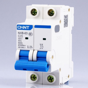 Cầu dao Chint NXB-63 2P C20 6kA